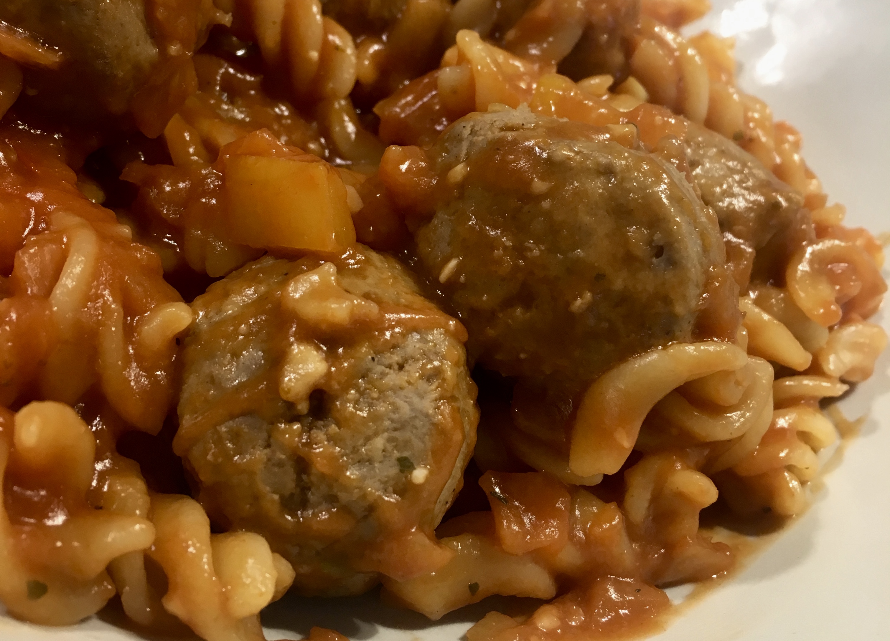 Syn Free Pasta With Meatballs In Tomato Sauce Slimming World Recipe