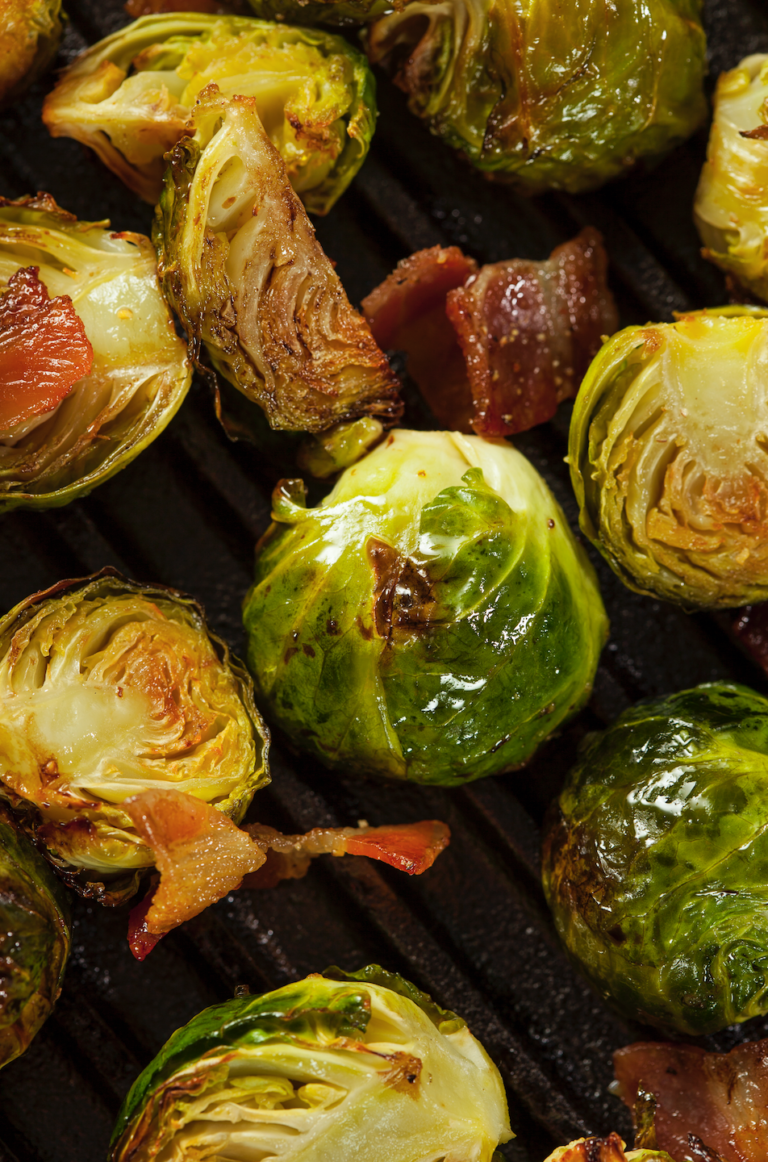 Oven Roasted Brussel Sprouts With Bacon Slimming World Friendly Recipe 