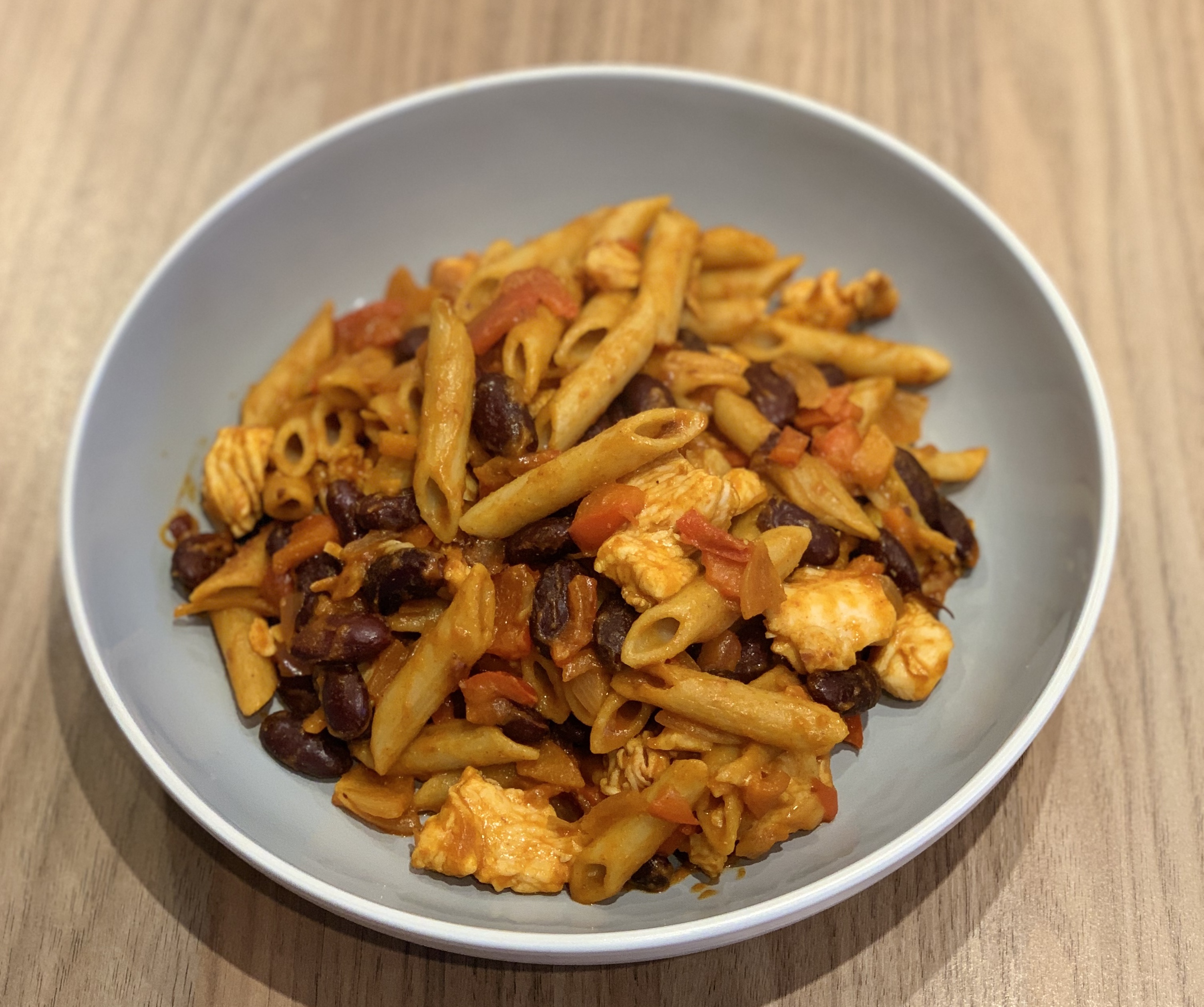 CHICKEN FAJITA PASTA HEALTHY SLIMMING RECIPE