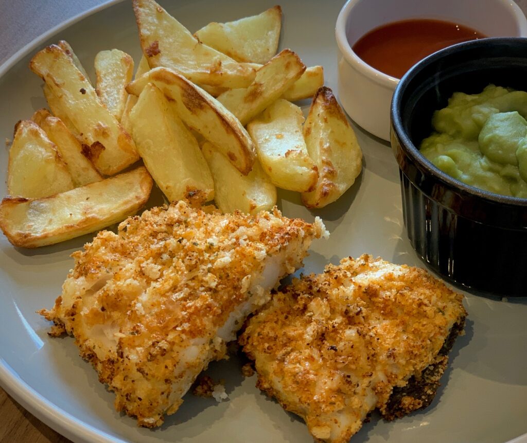 Baked Fish and Chips Slimming World Friendly Fakeaway Recipe Slimming