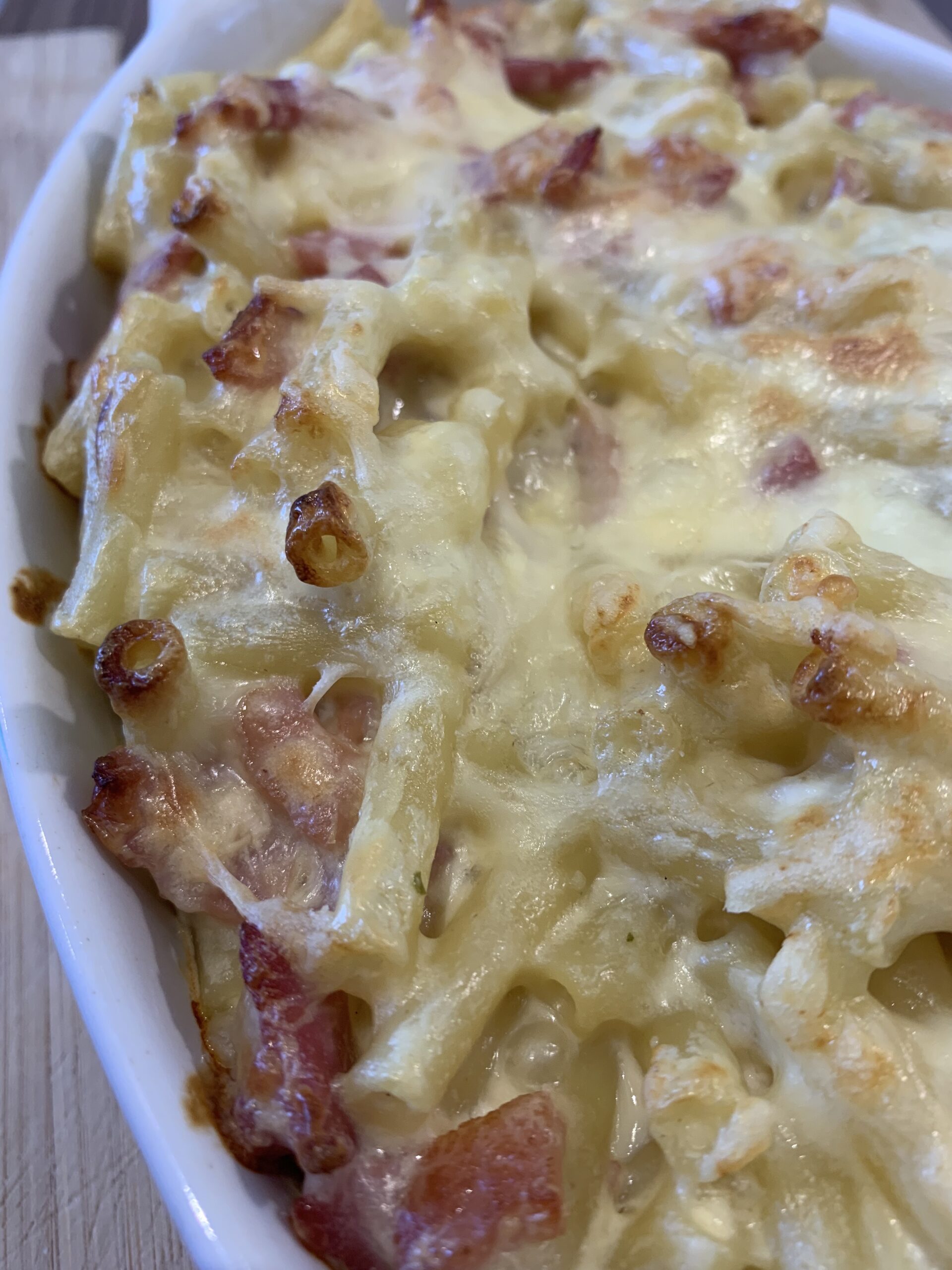 Rustic Bacon Mac and Cheese Slimming World Friendly Recipe