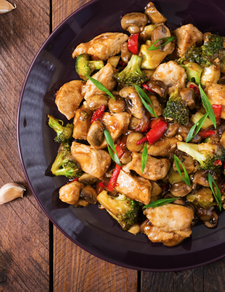 SPICY CHICKEN STIR-FRY | HEALTHY SLIMMING RECIPE - Fatgirlskinny.net