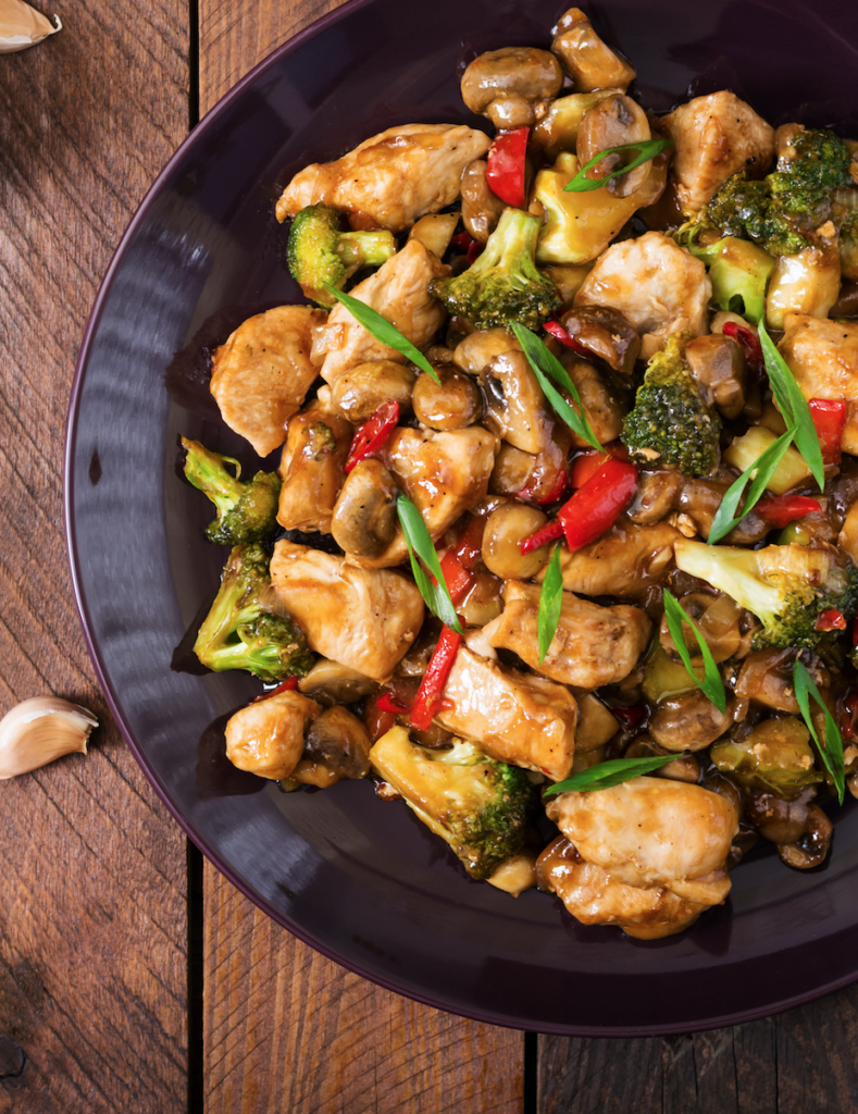 SPICY CHICKEN STIRFRY HEALTHY SLIMMING RECIPE