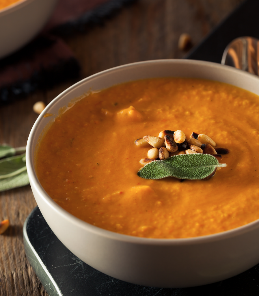 CREAMY CARROT GINGER SOUP HEALTHY SLIMMING RECIPE