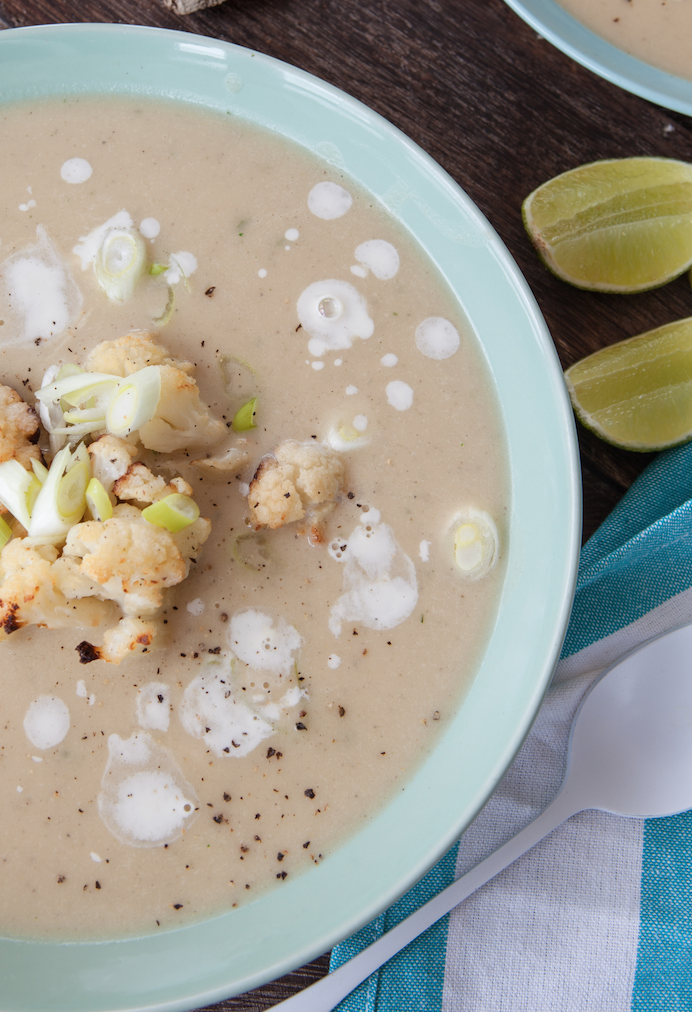 CREAMY ROASTED CAULIFLOWER SOUP | HEALTHY SLIMMING RECIPE