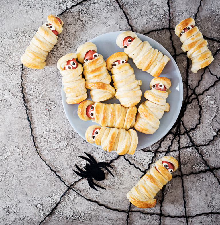 Spooky Low Syn Sausage Mummies Slimming World