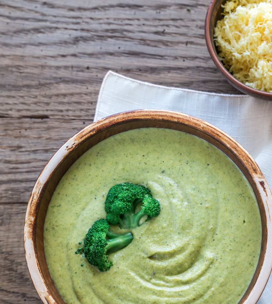 CHEESE AND BROCCOLI SOUP HEALTHY SLIMMING RECIPE