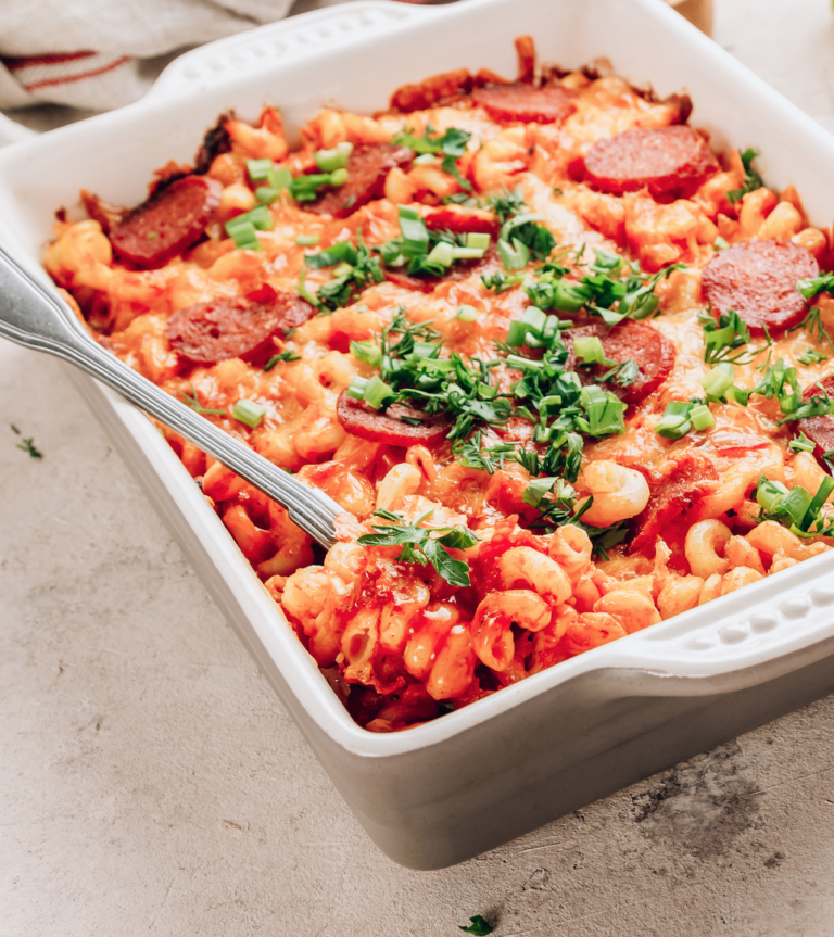 Pepperoni Pizza Pasta Bake Slimming World Friendly Recipe