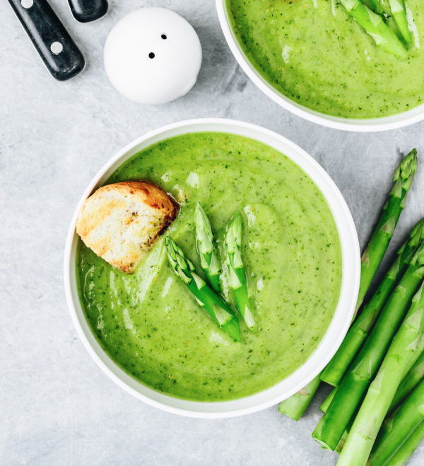 Creamy Asparagus Soup | Slimming World Friendly Recipe - Fatgirlskinny ...