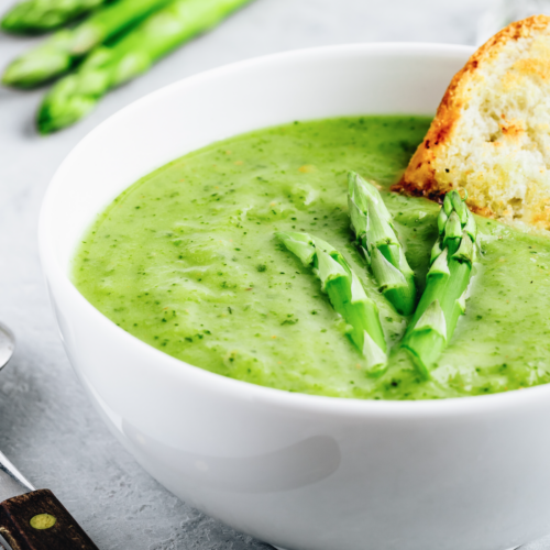 Creamy Asparagus Soup | Slimming World Friendly Recipe - Fatgirlskinny ...