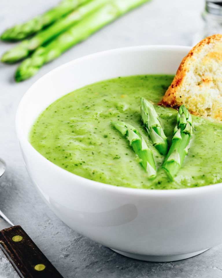 Creamy Asparagus Soup Slimming World Friendly Recipe Fatgirlskinny