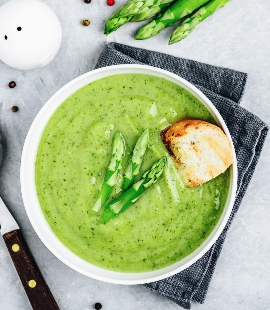 Creamy Asparagus Soup | Slimming World Friendly Recipe - Fatgirlskinny ...