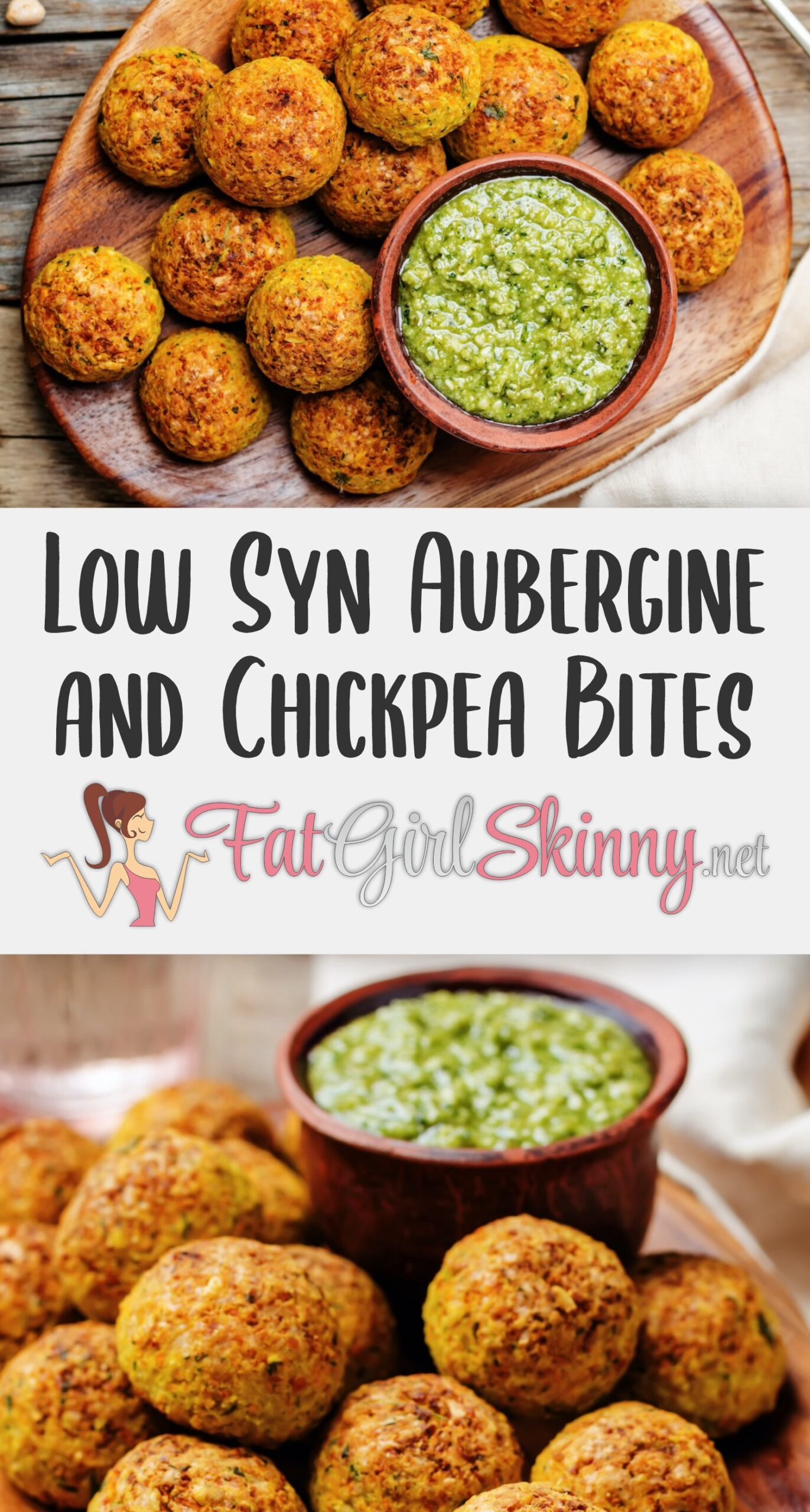 Chickpea and Aubergine Bites