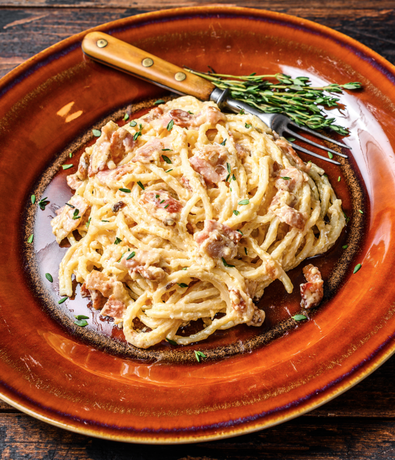 Spaghetti Carbonara Slimming World Friendly Recipe Fatgirlskinny