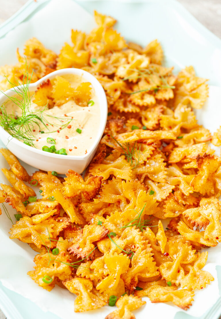 Air Fryer Pasta Chips/Crisps Slimming World Friendly Recipe