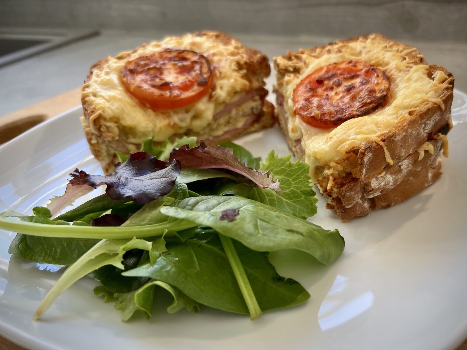 Best Ever Cheese and Ham Toastie in the Air Fryer