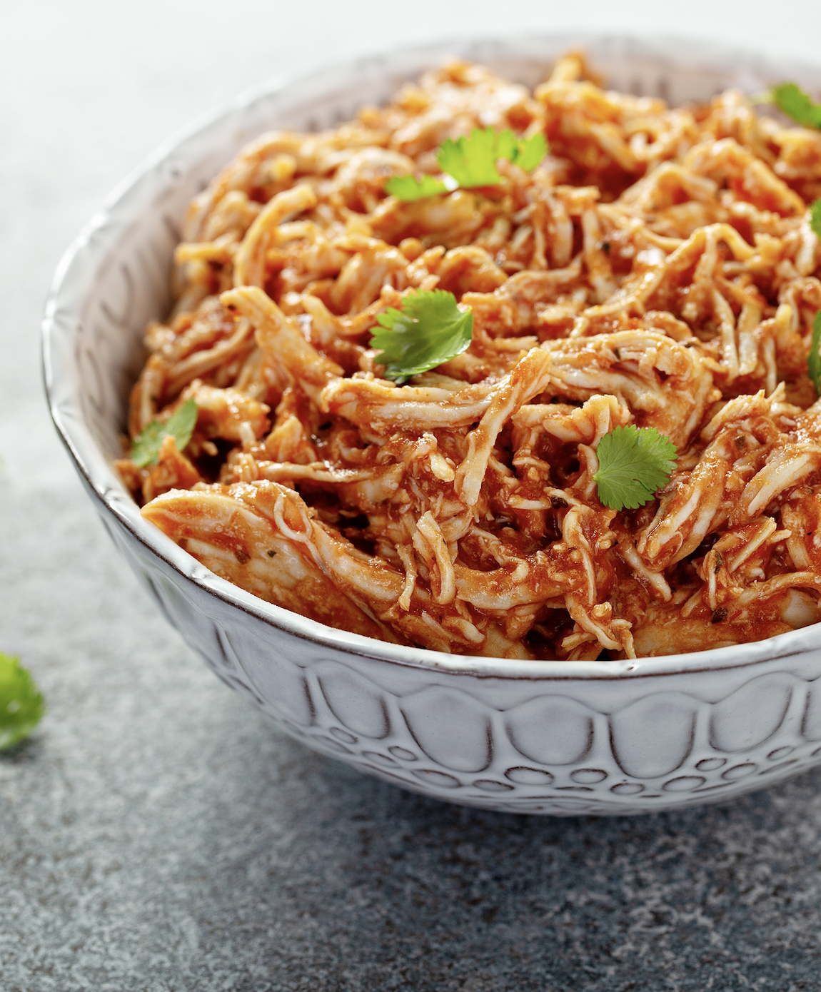 Mexican Pulled Chicken | Slimming World Friendly Recipe - Fatgirlskinny.net