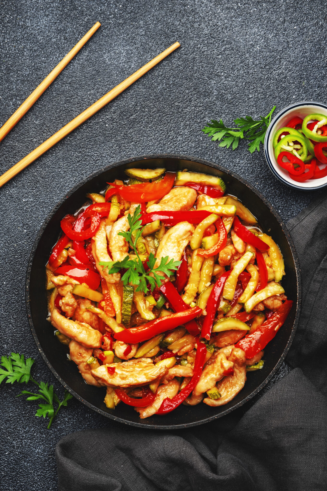 Spicy Ginger Chicken Stir Fry Slimming World Friendly Recipe