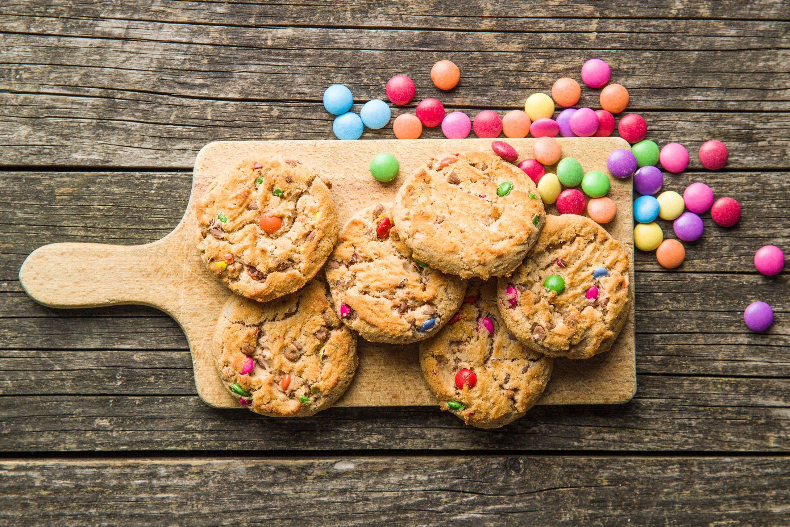 Best Ever Low-Fat Smarties Cookies Recipe – Fatgirlskinny.net